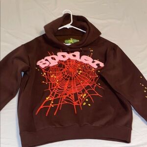 Brown 🕷️ Hoodie (Small)